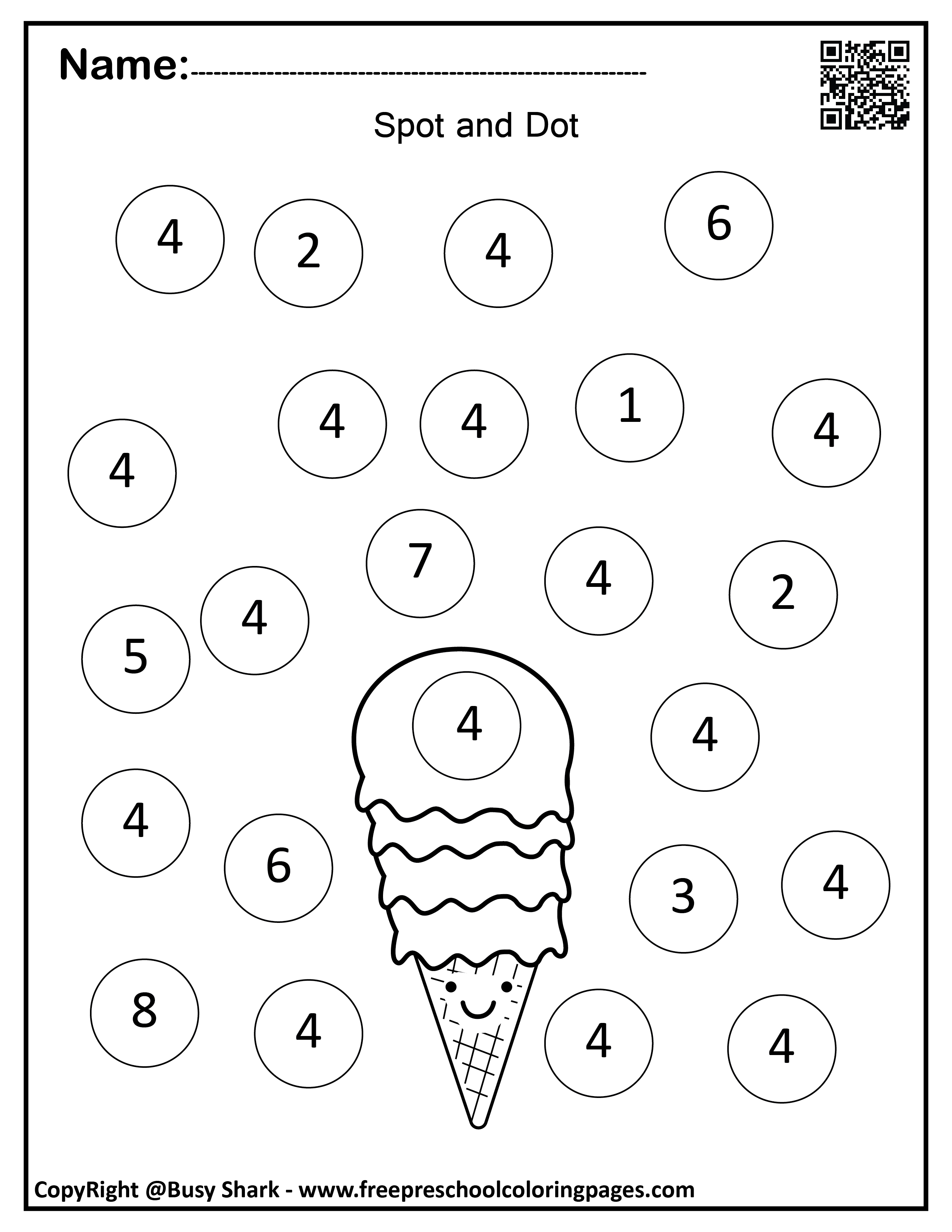 193 Summer Coloring by Numbers Printable 59