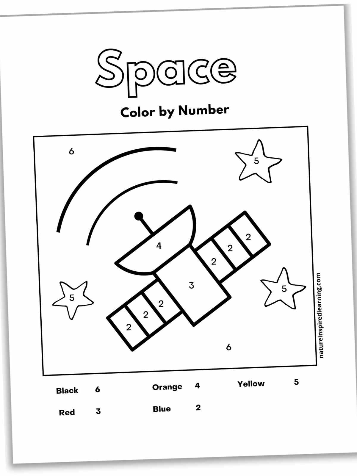 193 Summer Coloring by Numbers Printable 65