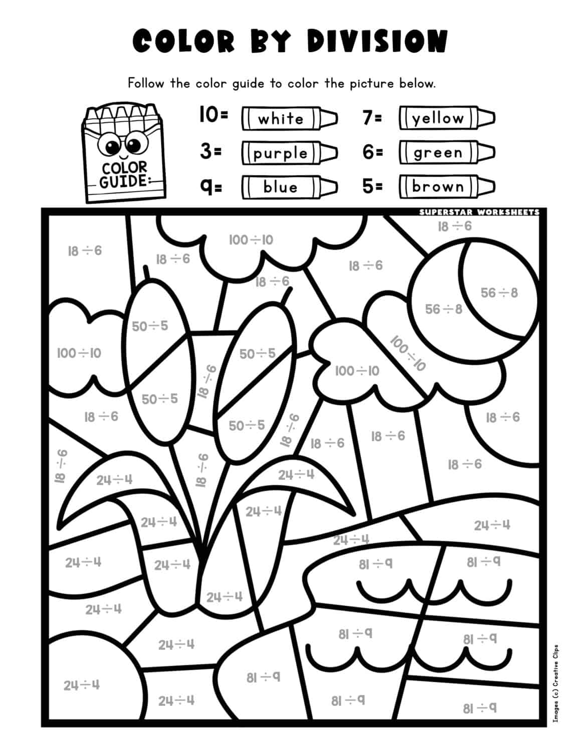 193 Summer Coloring by Numbers Printable 96