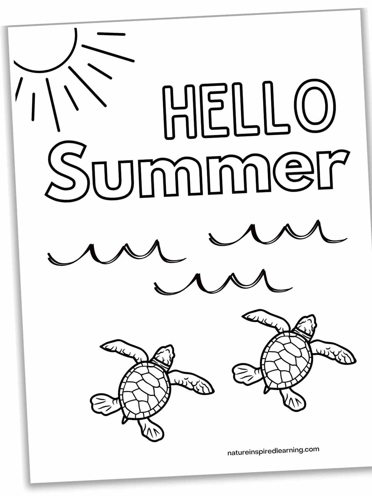 193 Summer Coloring by Numbers Printable 97