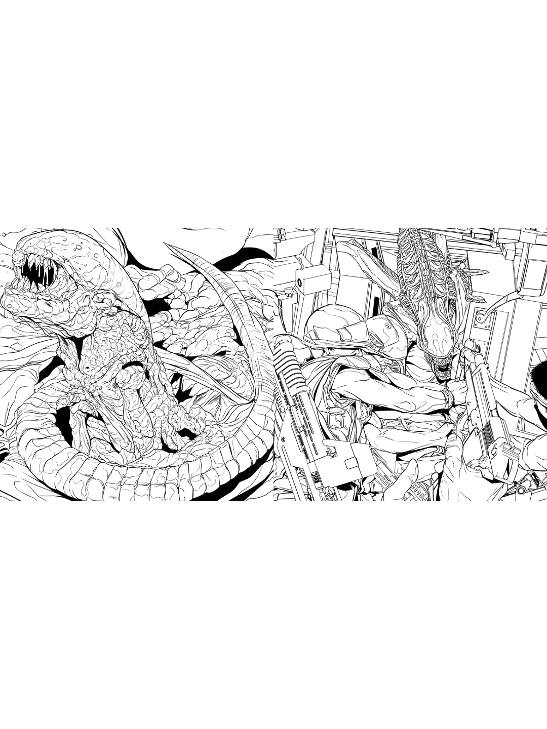 199+ Alien Coloring Pages 104