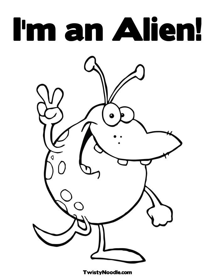 199+ Alien Coloring Pages 134