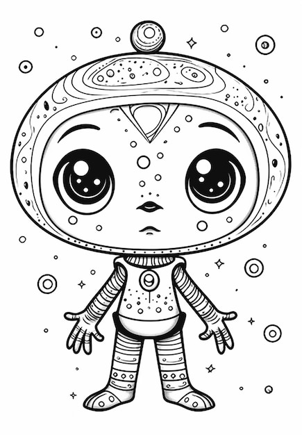 199+ Alien Coloring Pages 137