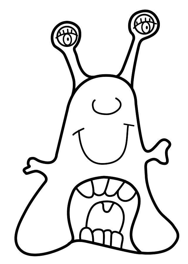 199+ Alien Coloring Pages 138