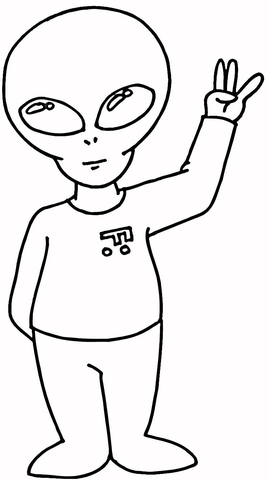 199+ Alien Coloring Pages 140