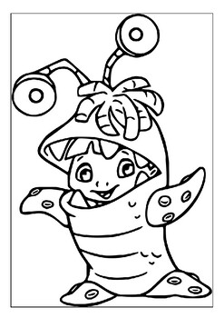 199+ Alien Coloring Pages 143