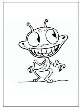 199+ Alien Coloring Pages 146