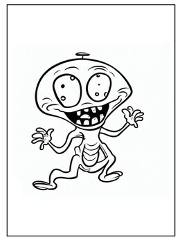 199+ Alien Coloring Pages 151