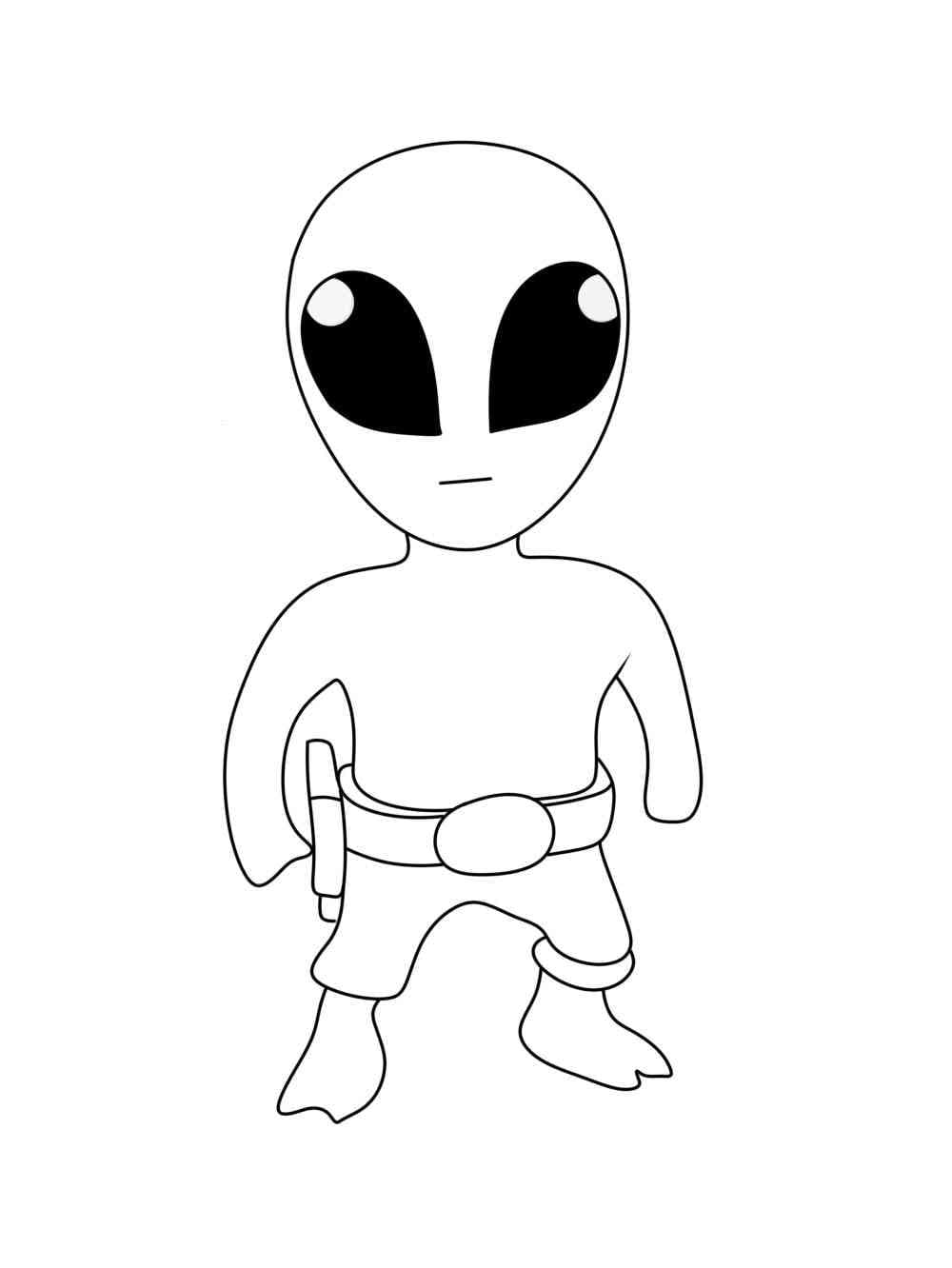 199+ Alien Coloring Pages 153