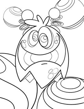 199+ Alien Coloring Pages 157