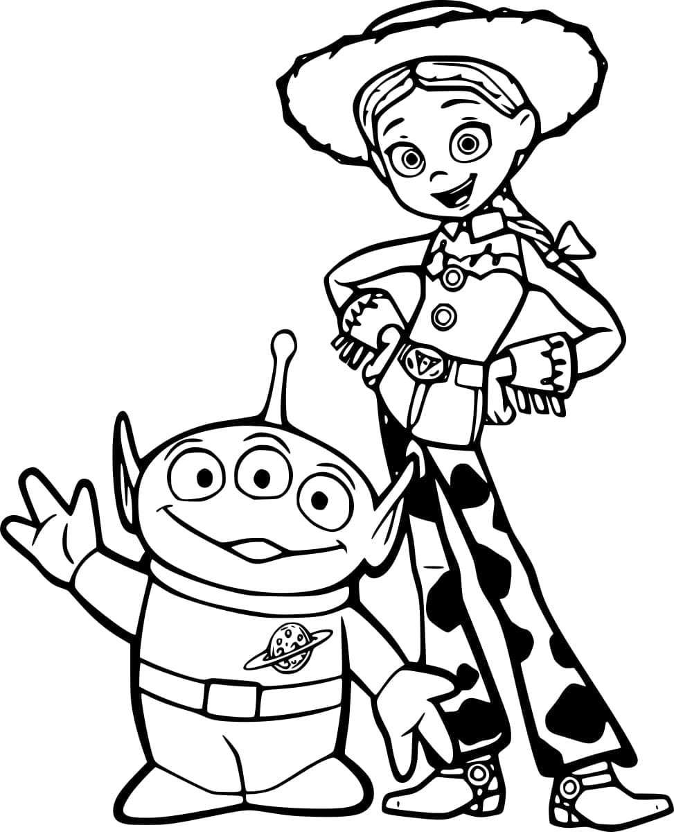 199+ Alien Coloring Pages 159