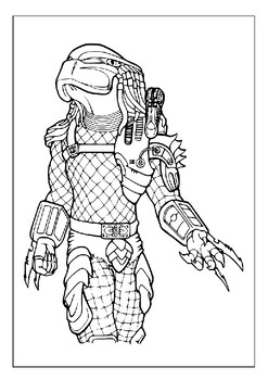 199+ Alien Coloring Pages 17