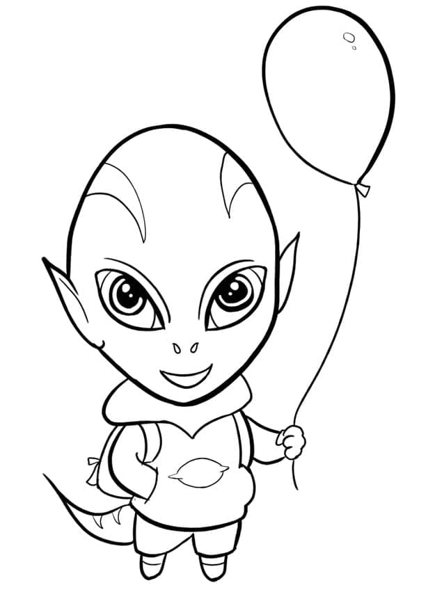 199+ Alien Coloring Pages 179