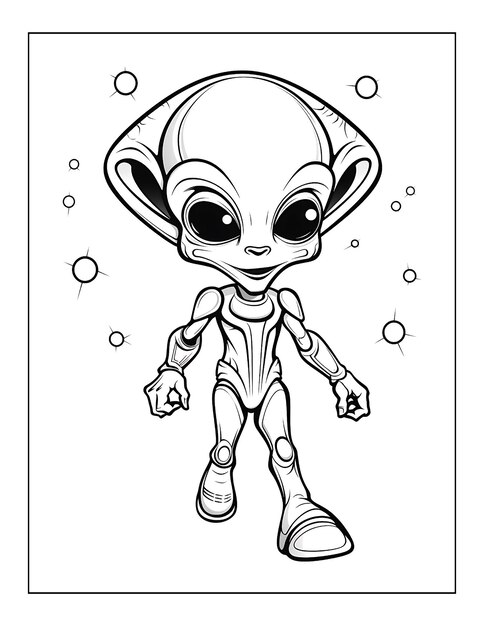 199+ Alien Coloring Pages 180