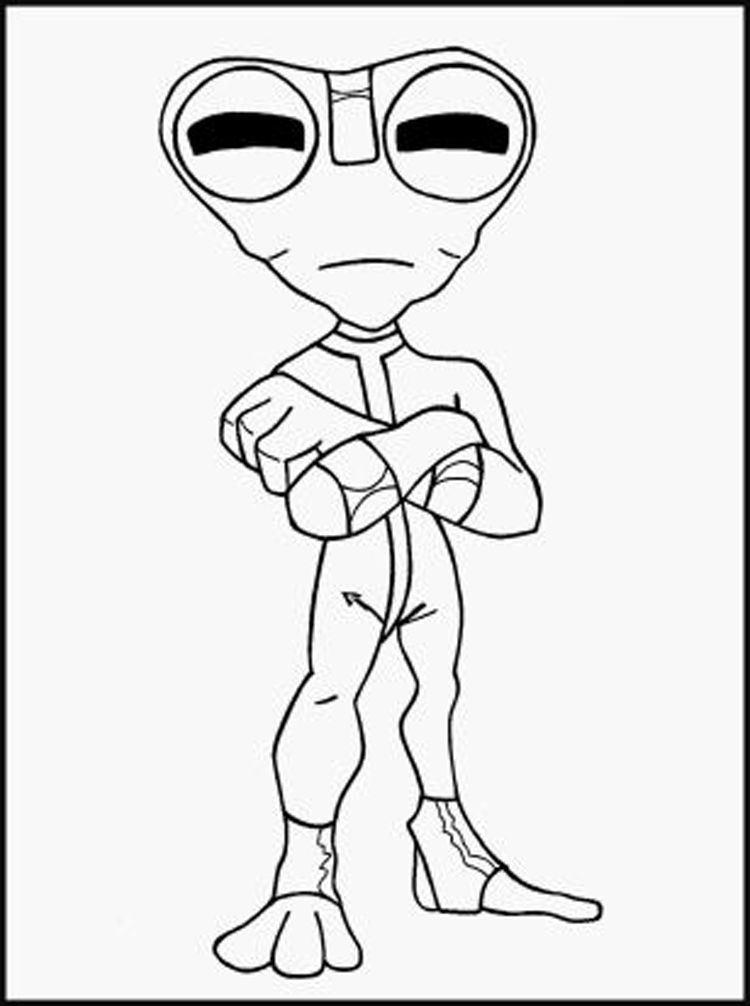 199+ Alien Coloring Pages 185