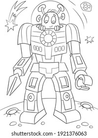 199+ Alien Coloring Pages 20