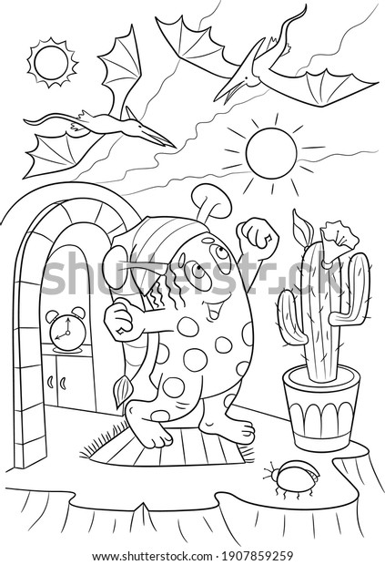 199+ Alien Coloring Pages 27