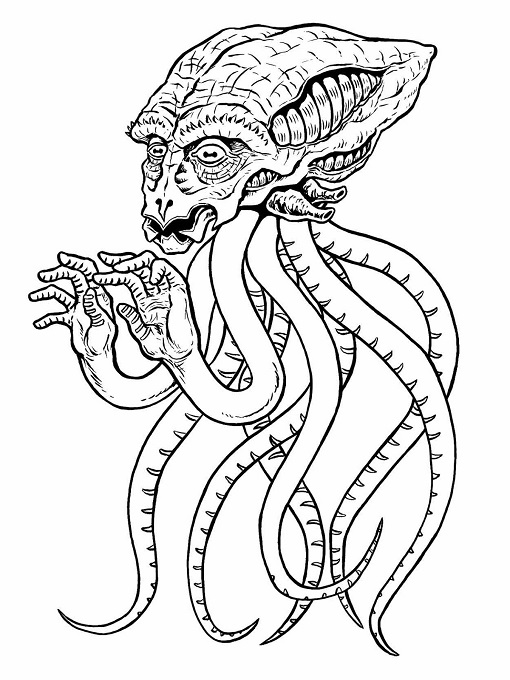 199+ Alien Coloring Pages 33