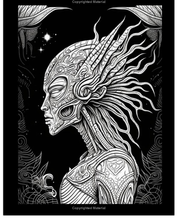 199+ Alien Coloring Pages 41