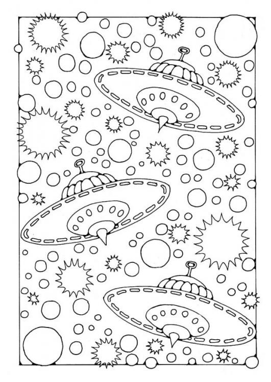 199+ Alien Coloring Pages 44