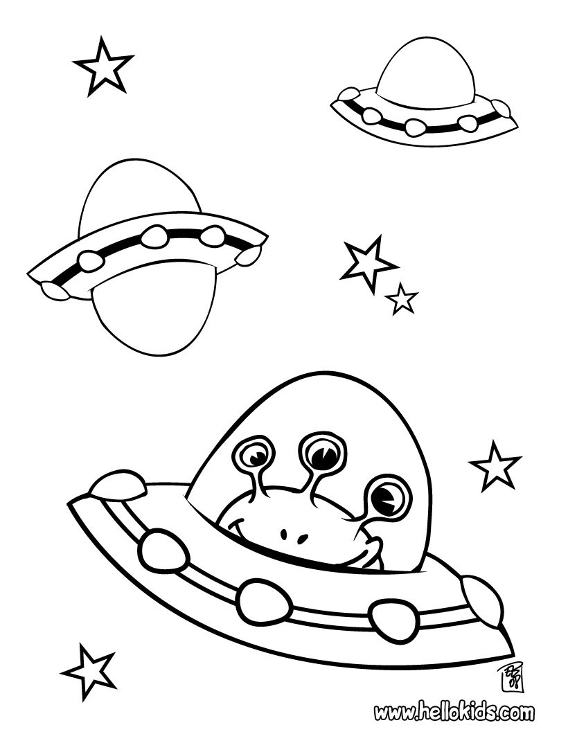 199+ Alien Coloring Pages 65