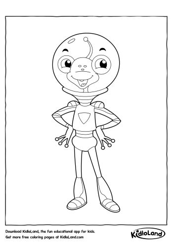 199+ Alien Coloring Pages 74