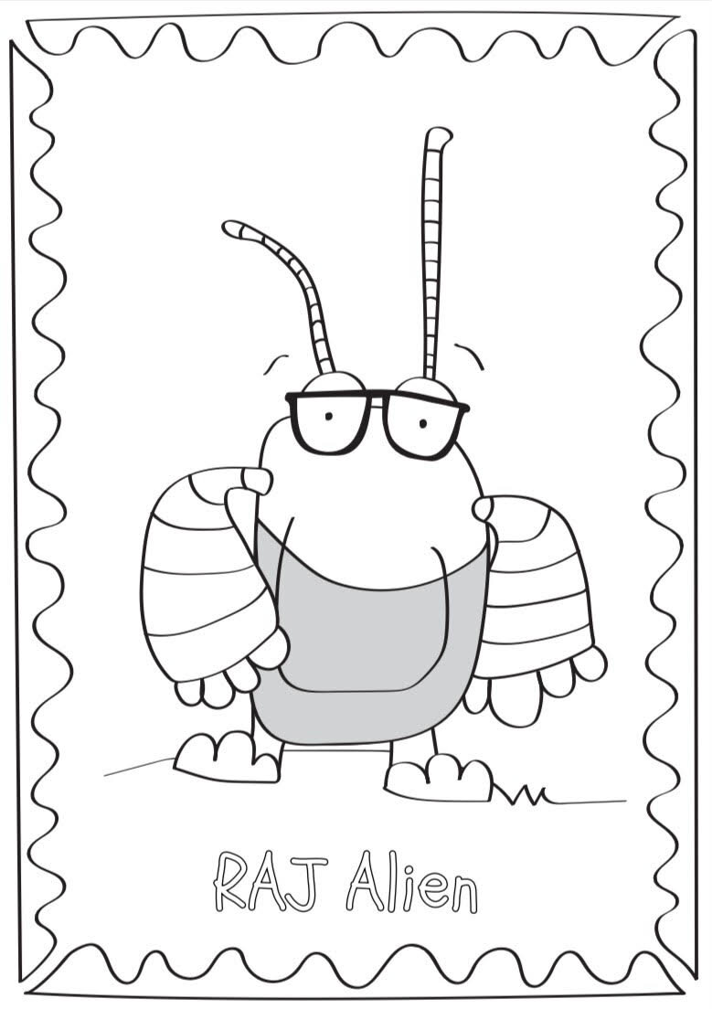 199+ Alien Coloring Pages 75