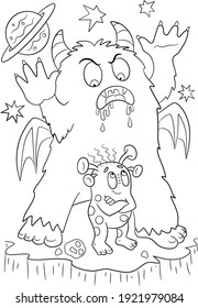 199+ Alien Coloring Pages 85