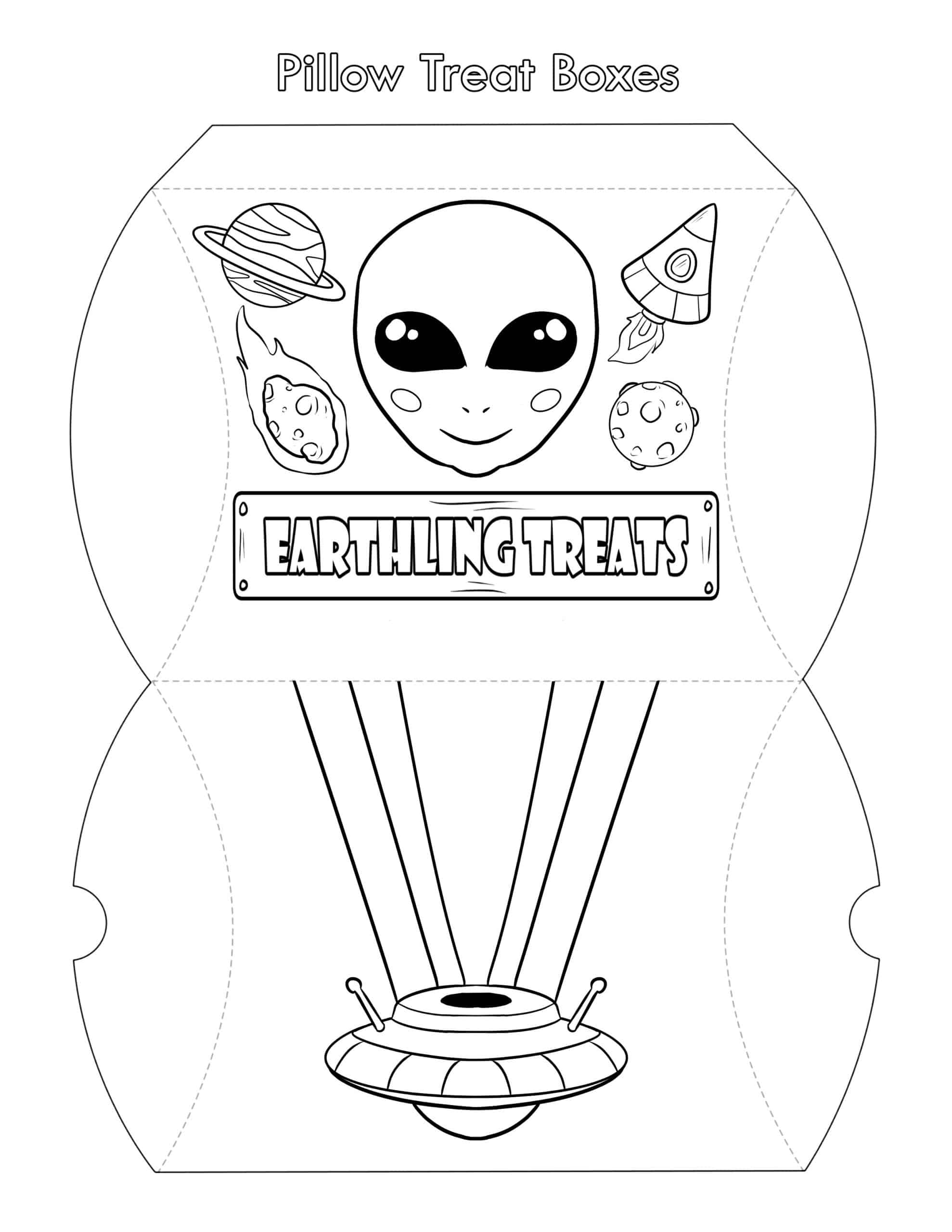 199+ Alien Coloring Pages 97