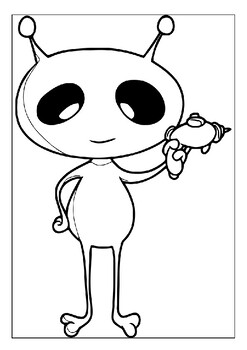 199+ Alien Coloring Pages 98