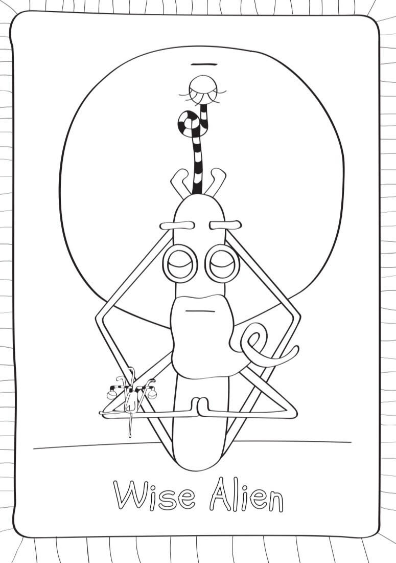 199+ Alien Coloring Pages 99