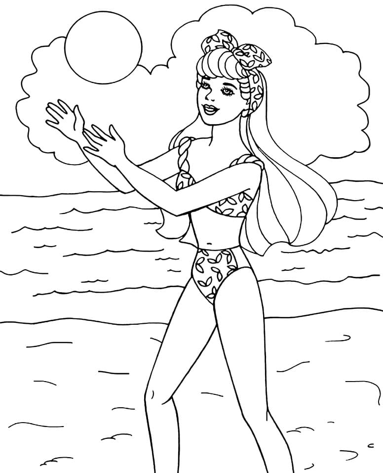 199 Beach Ball Coloring Pages Free Printable 106