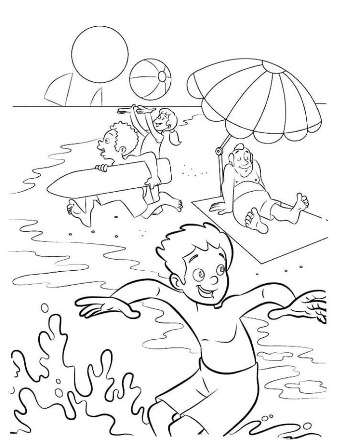 199 Beach Ball Coloring Pages Free Printable 137