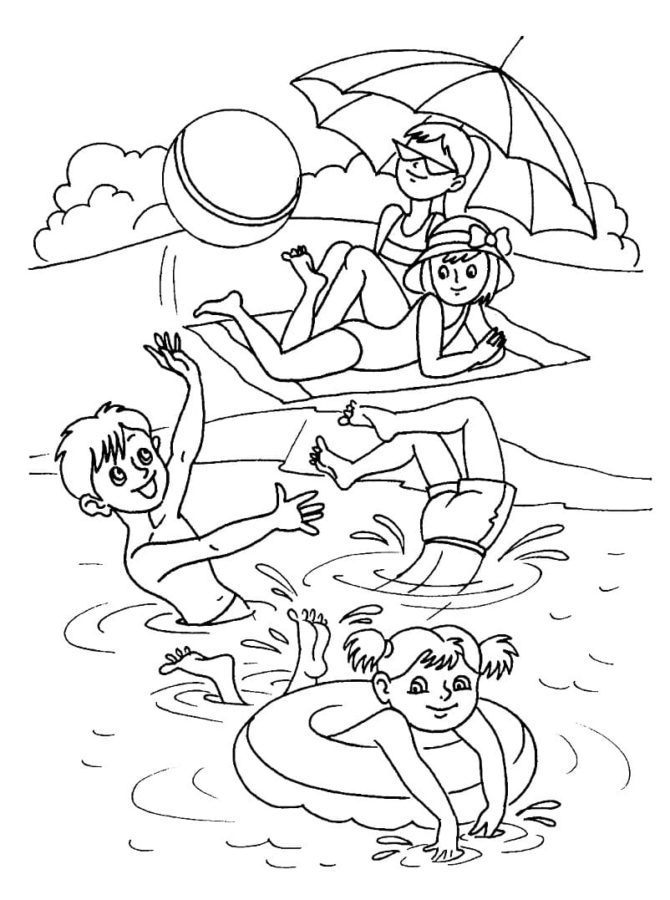 199 Beach Ball Coloring Pages Free Printable 159