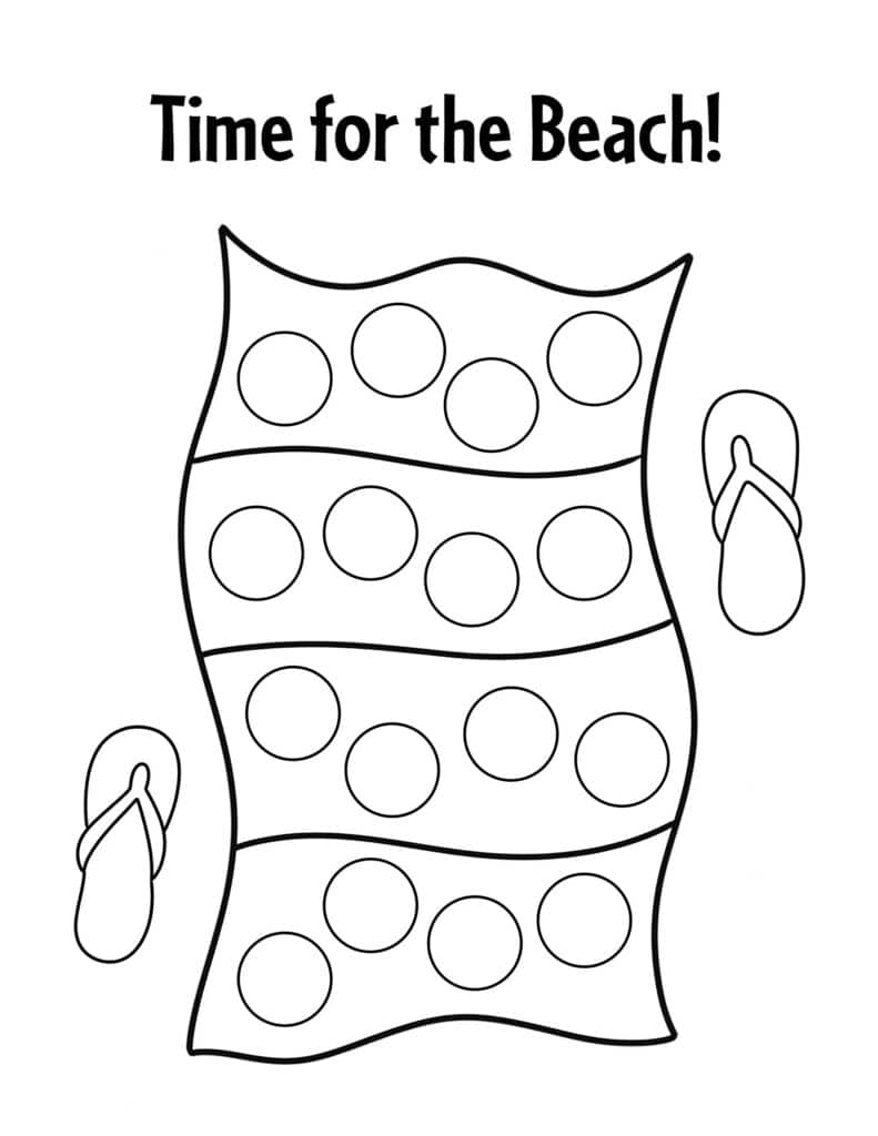 199 Beach Ball Coloring Pages Free Printable 16