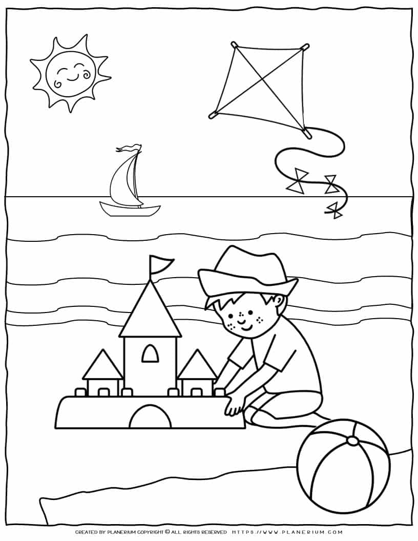 199 Beach Ball Coloring Pages Free Printable 18