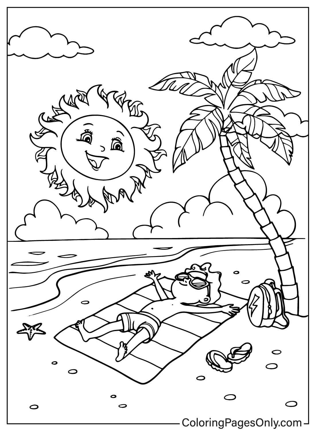 199 Beach Ball Coloring Pages Free Printable 185