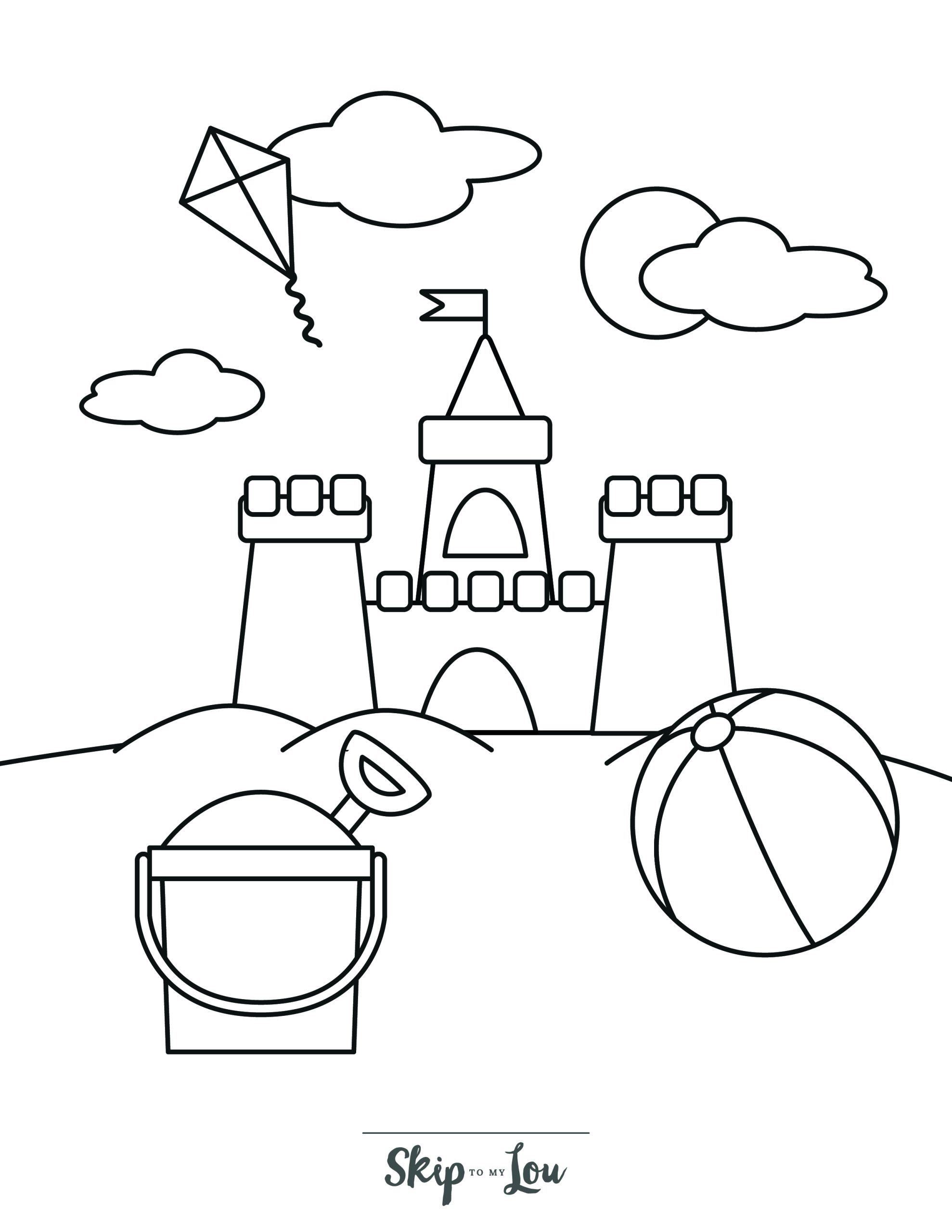 199 Beach Ball Coloring Pages Free Printable 19