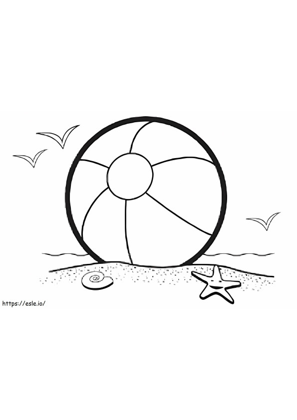 199 Beach Ball Coloring Pages Free Printable 190