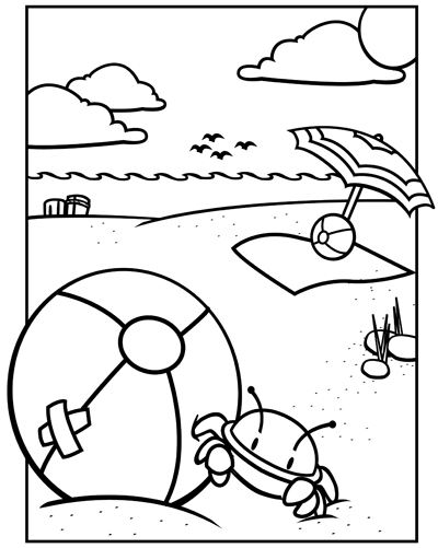 199 Beach Ball Coloring Pages Free Printable 23