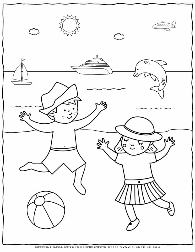 199 Beach Ball Coloring Pages Free Printable 26