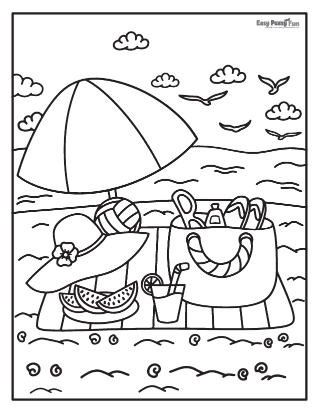 199 Beach Ball Coloring Pages Free Printable 35