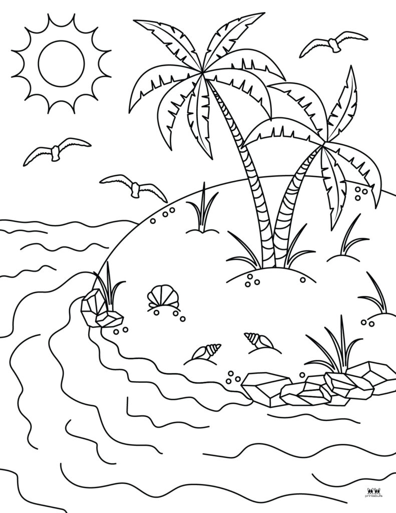 199 Beach Ball Coloring Pages Free Printable 50