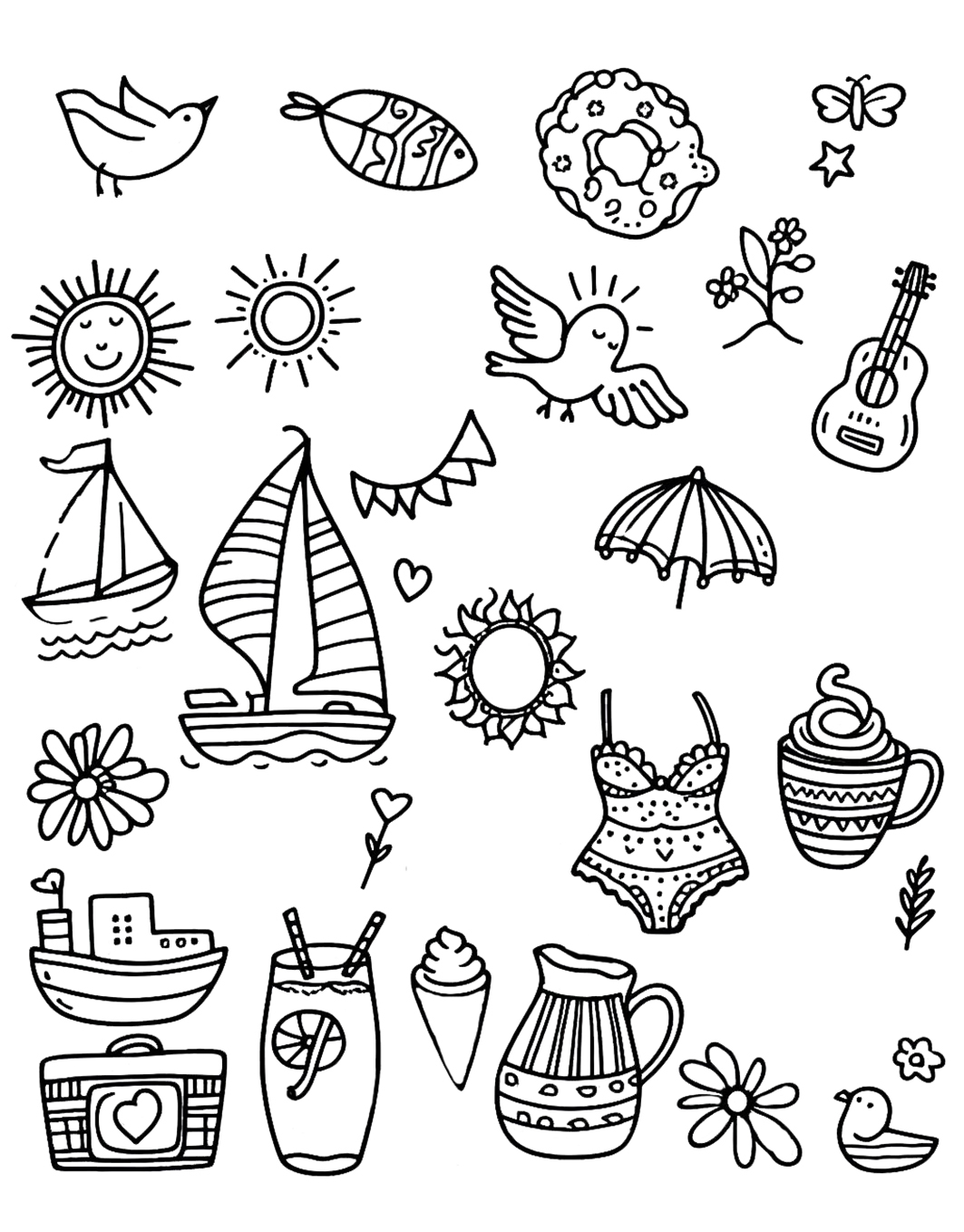 199 Beach Ball Coloring Pages Free Printable 79