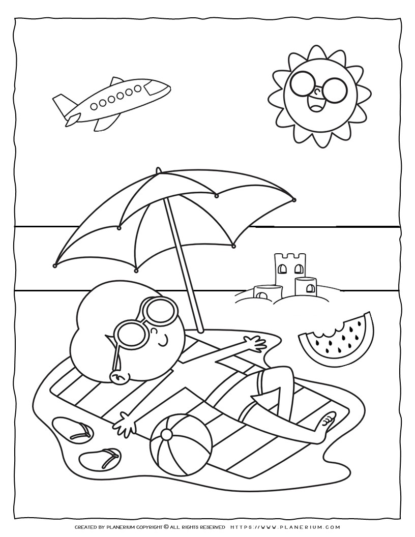 199 Beach Ball Coloring Pages Free Printable 80