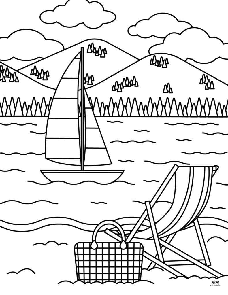 199 Beach Ball Coloring Pages Free Printable 83