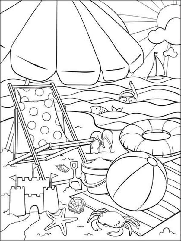 199 Beach Ball Coloring Pages Free Printable 86