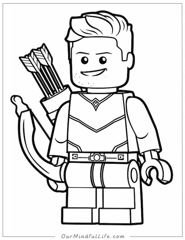 85 Lego Coloring Page Ideas: Building Block Fun 10