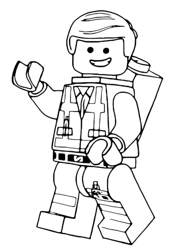 85 Lego Coloring Page Ideas: Building Block Fun 19