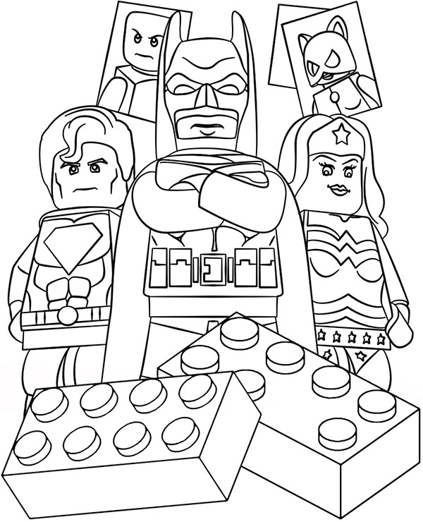 85 Lego Coloring Page Ideas: Building Block Fun 27